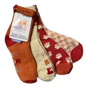Muk Luks Women's Colorful Crew Socks Set